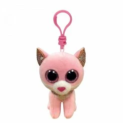 Beanie Boos Ty Beanie Boos Clips Fiona Cat Pink