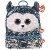 Beanie Boos Ty Gear Sequin Backpack Slush