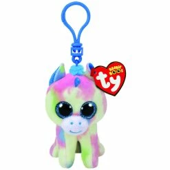 Beanie Boos Ty Beanie Boos Clips Blitz Blue Multi Unicorn