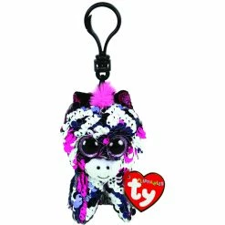 Beanie Boos Ty Beanie Boos Flippables Clip Zoey Pink White Zebra
