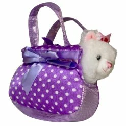 Other Plush In Bag Kitty Purple Spot
