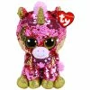 Beanie Boos Ty Beanie Boos Flippables Regular Plush Sunset Coral Unicorn