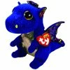 Beanie Boos Ty Beanie Boos Medium Plush Saffire Blue Dragon