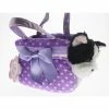 Other Plush In Bag Bulldog In Purple Dot Bag