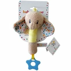Baby Boo Squeaker On Card Elephant