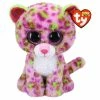 Beanie Boos Ty Beanie Boos Medium Plush Lainey Pink Leopard