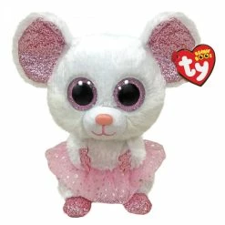 Beanie Boos Ty Beanie Boos Medium Plush Nina Mouse With Tutu